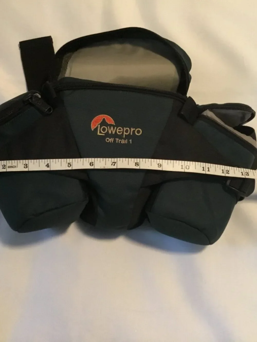 LowePro Off Trail 1 Fanny Pack Waist Belt Pack Double Lens Camera Case Green